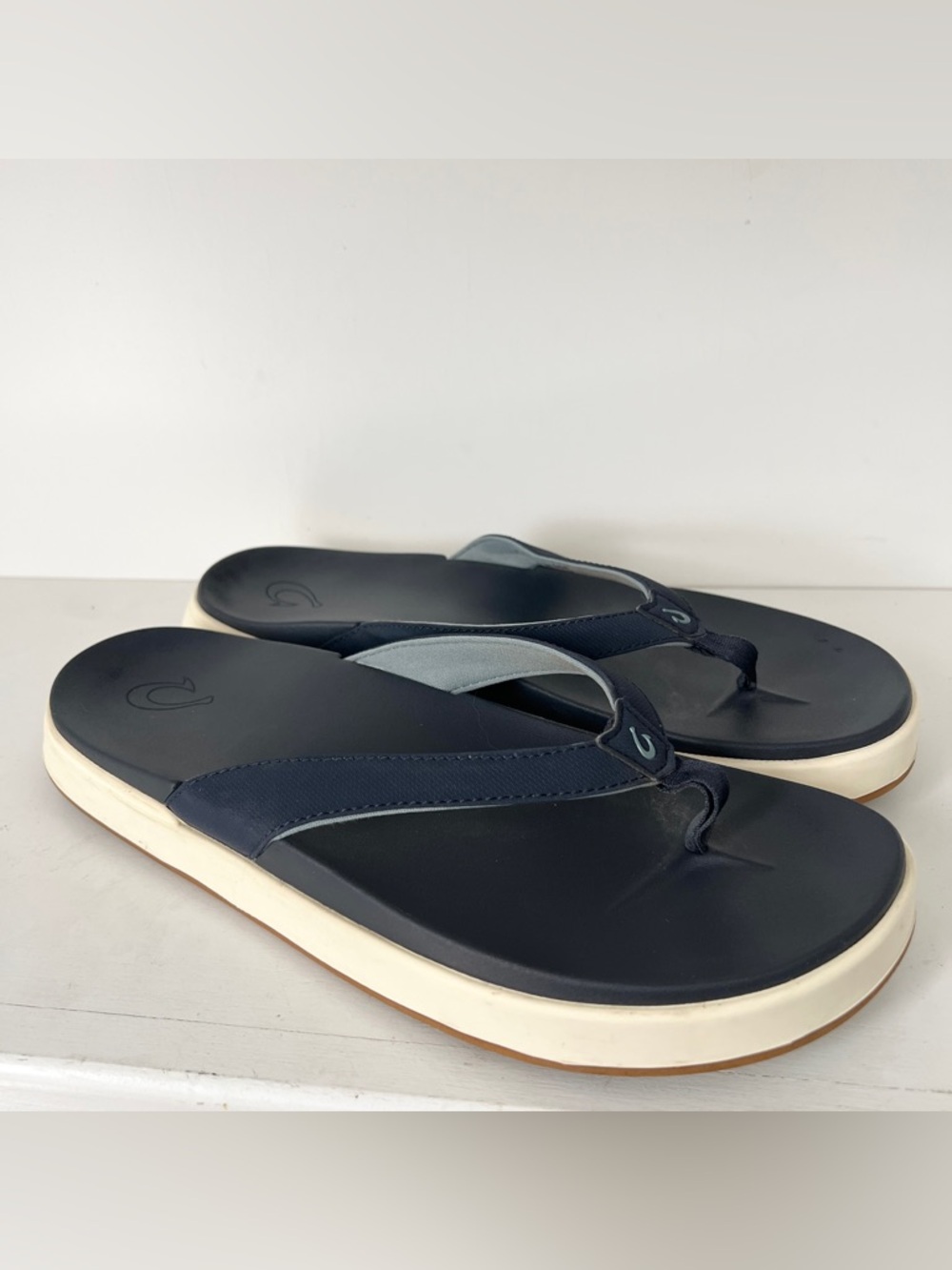OluKai Women's Nu'a Pi'o Sandals Size 11 Blue